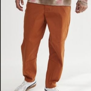 Standard cloth tslim fit nylon tech orange pants